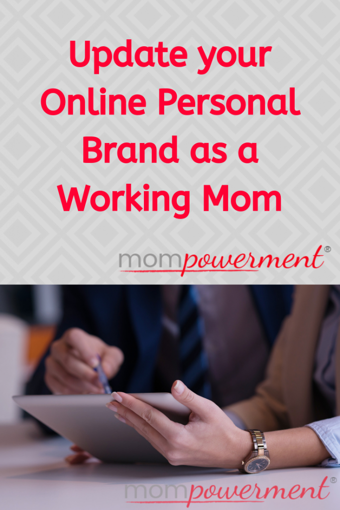 Two people using computer Update your online personal branding as a working mom Mompowerment