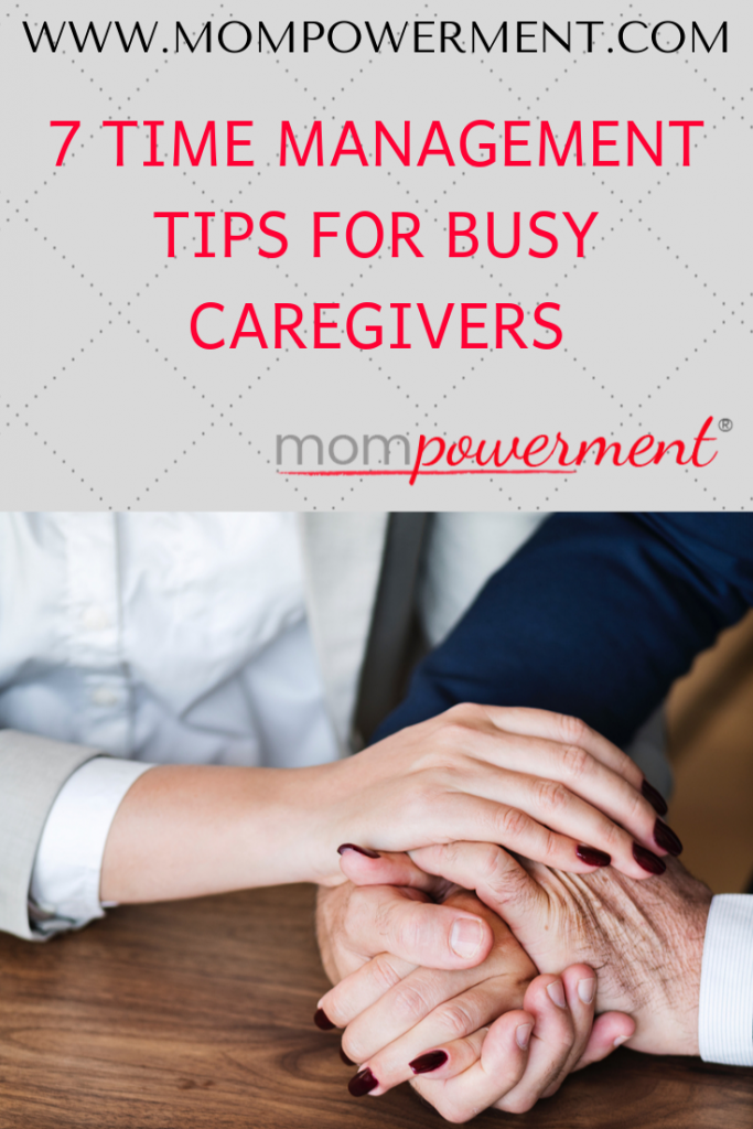 Two people holding hands 7 Time management ips for busy caregivers Mompowerment