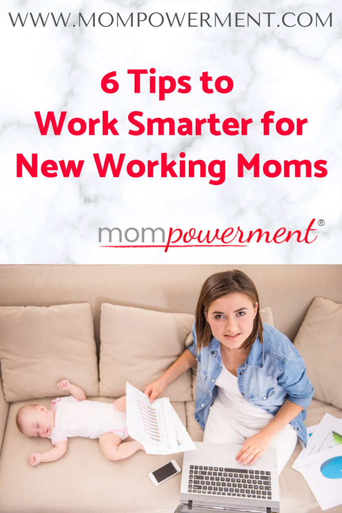 Mom working on sofa with baby nearby 6 tips to work smarter for new working moms Mompowerment