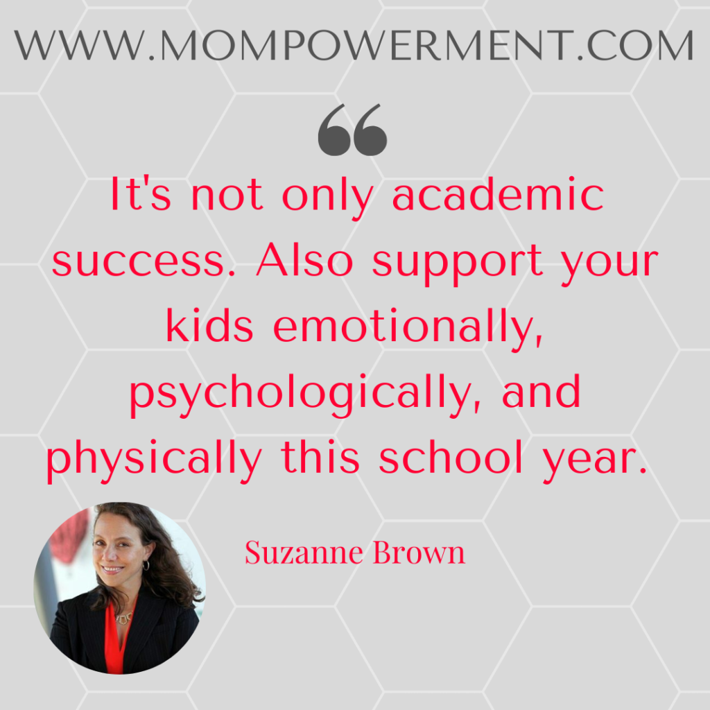 It's not only academic success. Also Support your kids emotionally, psychologically, and physically this school year.  Mompowerment